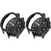 SeNool [2 Pack] Custodia Compatibile con Xiaomi Watch 2 Pro, PC Cover Rigida [Durezza 9H] [Anti-Graffi] [Impermeabile] [Ultra Sottile] [Facile da Installare] Xiaomi Watch 2 Pro - Nero + Nero