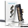 Duttek Scheda di espansione Pcie Nvme Adapter 3.0/4.0 X1 Supporta gli slot M.2 NVME X4 X8 X16 e gli SSD 2230/2242/2260/2280 del protocollo M.2 NVME