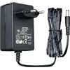 OXZEEWEE Adattatore di alimentazione 24 V 1 A 24 W 1,8 m di lunghezza, adattatore di commutazione AC DC (ingresso 100-240 V, uscita 24 V 1 A), presa trasformatore a montaggio a parete DC 24 V 5,5 x 2,1 mm,