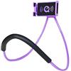 Haoxuann Supporto Universale per Telefono Cellulare e Tablet, Supporto per Cellulare da Collo Rotante a 360 °, Supporto Multifunzionale Flessibile, Supporto Pigro, Multifunzionale e flessibile (viola)