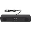 Vikye Soundbar per Computer, Ingresso da 3,5 Mm Altoparlante per Computer Audio Surround Alimentato Tramite USB Alimentato Tramite USB per PC Desktop Tablet Portatile
