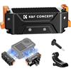 K&F CONCEPT Supporto Adattatore Magnetico per DJI Action 5 Pro/4/3, Osmo 360, a Sgancio Rapido, con Attacco Adattatore e Filettatura da 1/4" per Treppiede, Selfie Stick, Accessori