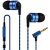 SoundMAGIC E80 Auricolari in Ear con Cavo e Senza Microfono monitor HiFi Cuffie con Filo Isolamento Acustico Vestibilità Comoda per gli amanti dell'audio Blu