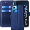 FMPCUON Cover per Oppo Realme 9 Pro - Custodia a libro in pelle PU Premium, portafoglio di protezione magnetica, blu