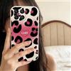 QIODAYI Compatibile con Honor X8 4G Custodia Morbida in Silicone Stampa Leopardo Rosso Grigio Marrone
