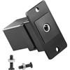 QIANRENON Adattatore di montaggio a pannello rettangolare stereo da 3,5 mm - 3 poli TRS Bus installazione fissa jack per cuffie - da incasso per estensione porta audio
