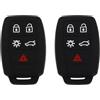 OTOTEC 2 custodie protettive per chiave a distanza per auto, in silicone, accessori per auto compatibili con chiavi auto Volvo XC90 C70 S60 D5 V50 S40 C30