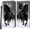 Haninsuze Cover per Honor 200 Lite, Portafoglio PU Pelle, Cavallo | Interno TPU Antiurto, Anti-Graffio, Fessura per Schede, Supporto Stand, Design Libro, Flip