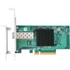 QSFPTEK 10G SFP+ Scheda Di Rete per Intel X520-DA1, 10Gb Singola SFP+ Port PCIE Scheda Di Rete with Intel 82599EN Chip, PCIe 2.0x8 LAN NIC per Windows 7/8/10/Linux/Vmware (Radiatore Bianco/Nero)