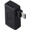 System-S OTG Host Adattatore angolare da USB A a Micro USB con connettore micro USB extra.