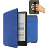 MyGadget Custodia per Amazon Kindle Paperwhite 11a generazione dal 2021 - Cover con Funzione Sonno | Sveglia automatica Integrata - Blu Scuro
