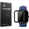Yoomigle 3 Pezzi Pellicola Protettiva Compatibile con DUSONLAP P66E 1,85 Smartwatch Proteggi Schermo Protezione Compatibile Per Ddidbi P66E 1,85 Pollici Orologi Film 3D Bordo Curvo Screen Protector