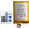 XITAIAN 3.8V 5.01Wh 1320mAh MC-305070 58-000056 Sostituzione della Batteria per E-Book, E-Reader (con 8 Pezzi di Strumento di Riparazione)
