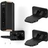 XLTTYWL Orbi WiFi 7 - Kit di montaggio a parete per Netgear Nighthawk RS200, RS280S, RS300, RS500, RS600, RS700S e serie 7 970,770,870,370,370 (nero, 2 pezzi)