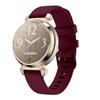 GIOPUEY Cinturini Compatibile con Garmin Lily 2/Claasic/Active, Morbido Silicone Cinturino [Resistente all'Usura] [Traspirante] - Wine Red