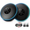 EMEET Altoparlante Bluetooth M220 per conferenze da 8 a 16 persone, con dongle, 4 microfoni da 360º, riconoscimento vocale per zoom, Teams, comunicazione VoIP PC, ecc.