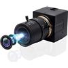 Svpro Zoom ottico 4x webcam Full HD 1080P fotocamera USB 2,8-12 mm obiettivo di messa a fuoco manuale, High Frame 100 pfs, videocamera di sorveglianza domestica, fotocamera Drive Free UVC