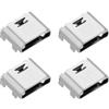Create idea 4PCS Micro USB Connettore di Ricarica Connettore Presa Caricabatterie Componente Compatibile con Samsung Galaxy Tab A6 SM-T580 SM-T58 Tablet Parti di Ricambio