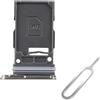 Cemobile Supporto per scheda SIM e vassoio per schede Micro SD di ricambio per Samsung Galaxy S24 Ultra (solo versione SIM singola) + perno di espulsione (grigio titanio)