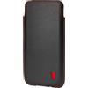 TORRO Custodia a Manica Compatibile con iPhone - Dimensioni dello Schermo da 6,3/6,1 Pollici - Caso Marsupio in Vera Pelle di Qualità con Profilo Sottile e Leggero (Nero)
