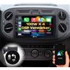 DYNAVIN Android Autoradio Navigatore per VW Golf 5 Plus | Tiguan 2007-2016, 9 pollici OEM Radio con Wireless CarPlay e Android Auto | Head-up Display | Dab+ Radio: D9-83B Premium Flex
