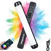 weeylite K21 RGB Bacchetta luminosa a LED portatile Bastone luce fotografica 1200 lumen con controllo Bluetooth (APP) a colori dimmerabile 2500-8500 K, magnete integrato ricaricabile CRI≥95 TLCI≥97