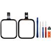 swark Set di riparazione per display in vetro anteriore, compatibile con Apple Watch Series 4, 44 mm