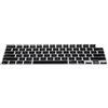 kwmobile Protezione Tastiera Americana Compatibile con Apple Macbook Air 15 2023 M2 (A2941) - Cover Tastiera Inglese US Copertina Silicone nero