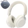 Hmusic MS04 Cuffie con cancellazione attiva del rumore a 4 microfoni, 2 microfoni ENC, 80 ore di autonomia, Auricolari Bluetooth over-ear, cavo aux da 3,5 mm, wireless per giochi/viaggi/lavoro