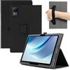 MEMELOKA Custodia per DOOGEE U13 13 Pollici, Leggera e Sottile Custodia in Pelle PU con Cinturino da Polso, Morbido Cover con Funzione di Supporto, Nero