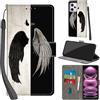Haninsuze Cover per Xiaomi Redmi Note 12 Pro 5G/Poco X5 Pro 5G Custodia Cover Pelle Libro Portafoglio con Porta Carte Protezione Antiurto Cuoio Flip Case Custodia Cover per Redmi Note 12 Pro 5G, ala