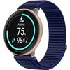 GIOPUEY Cinturini Compatibile con Polar Ignite 3, Nylon Traspirante Sport Loop Cinturino in Morbido Nylon Intrecciato Strap Band - Darkblue