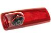 KNRAGHO Telecamera per la retromarcia integrato nella terza luce freno specifico per veicolo per Vauxhall Vivaro X82 Mk3 Opel Vivaro B, Trafic und NV300 Fiat Talento ab 2014