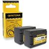 PATONA 2x VW-VBT190 Batteria 1780mAh compatibile con Panasonic HC-V110 V120 V160 V210 V250EB V270 V380 V510 V520 V550 V550EB V710 V720 V727 V750EB V757 VX870 VX989 VXF999 W570 W580 VBT190