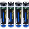 Dunamis Exousia 4 batterie ricaricabili Dunamis AAA 550 mAh - batterie precaricate NI-MH adatte per telefoni cordless, Panasonic, Philips, Siemens, Binatone, ecc