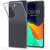 kwmobile Cover Compatibile con Motorola Edge 30 Pro/Edge Plus 2022 / Edge X30 - Custodia Morbida in Silicone TPU - Crystal Case Custodia Flessibile - trasparente