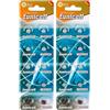 Eunicell Set di 20 pile AG4/LR626/377/SR626/606 per orologio