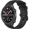 GIOPUEY Cinturini Compatibile con OnePlus Watch 2R, Morbido Silicone Cinturino [Resistente all'Usura] [Traspirante] - Black