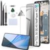 RongZy Schermo LCD per TCL 50 SE Display Sostituzione per TCL 40 NxtPaper 4G Digitizer Assembly Vetro di Ricambio Touch Screen con Strumenti(Nero con Cornice)