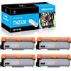 LeciRoba TN-2320 - Toner per Brother TN2320 TN-2320 per Brother MFC-L2700DN L2720DW HL-L2340DW L2365DW L2360DN L2300D L2500D L2520DW (4 nero)