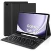 YUEJIDZ Tastiera Custodia per Samsung Galaxy Tab A9+ 11 Pollici, Italiano QWERTY Senza fili Staccabile Tastiera Custodia con Portapenna per Galaxy Tab A9 Plus 11 2023(SM-X210/X216/X218), Nero