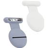 FIDWALL Tracker GPS nascosto Airtag, Airtag per bambini, anziani, animali domestici, abbigliamento, più sicuro dell'orologio Airtag, portachiavi Airtag e collana Airtag.(Pro,grigio-bianco)
