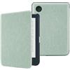 DMLuna Cover per 2024 Kobo Clara BW/Colour / 2E, Tolino Shine Colour/Shine 5/4, funzione sleep/sveglia automatica, in pelle PU di alta qualità, resistente alle cadute, colore: verde agave