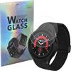 PHONILLICO Vetro temperato per Samsung Galaxy Watch 5 Pro 45 mm [confezione da 2] [Diametro 36mm] Pellicola proteggi schermo per orologio anti graffio PHONILLICO