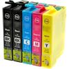 Generico Cartucce Compatibile MULTIPACK (5 PCS) T1816 Cartucce d'inchiostro per Epson 2X T1811-1 X T1812 T1813 T1814 compatibile con Epson XP30,XP102,XP202,XP205,XP302,XP305,XP402-18XL