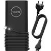 CNIMSSN Alimentatore di rete USB C da 130 W per Dell XPS 15 9500 9510 9520 9575 17 9700 9710 9720 Precision 3560 5530 5550 5560 5750 5760 Latitude 5420 7310 410 9 Cavo di ricarica per laptop 410 K00F5 M0H25
