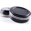 Hifi Lab Piedi in Aluminio massiccio 44x17 Piedi Hifi Aluminio Piedi Dispositivo Audio Assorbenti nobile nero 4x