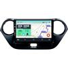 YUNTX Android 14 2 Din Radio con navigazione per Hyundai i10 2014-2019- [Integrato CarPlay/Android Auto/DSP/GPS]-IPS 9 pollice Touch screen-DAB/Bluetooth 5.0/Controllo del volante