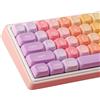 Tsungup PBT Keycaps 126 tasti personalizzati Soft Candy MOA Profile Keycap Set compatibile con switch Cherry Gateron MX per tastiere da gioco meccaniche layout ANSI