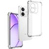 REY Cover in Gel TPU Anti-Shock per OPPO A3 4G/5G - A3X 4G/5G - A40 4G - A60 5G - A5i, Morbido Silicone Custodie Protettivo Case, Anti-Scratch, Protettiva Sottile Back Cover